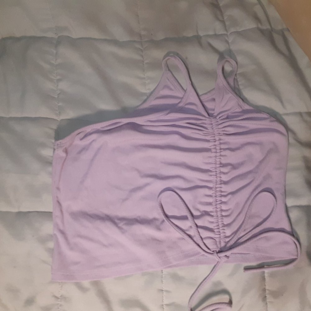 One Shoulder Crop Top